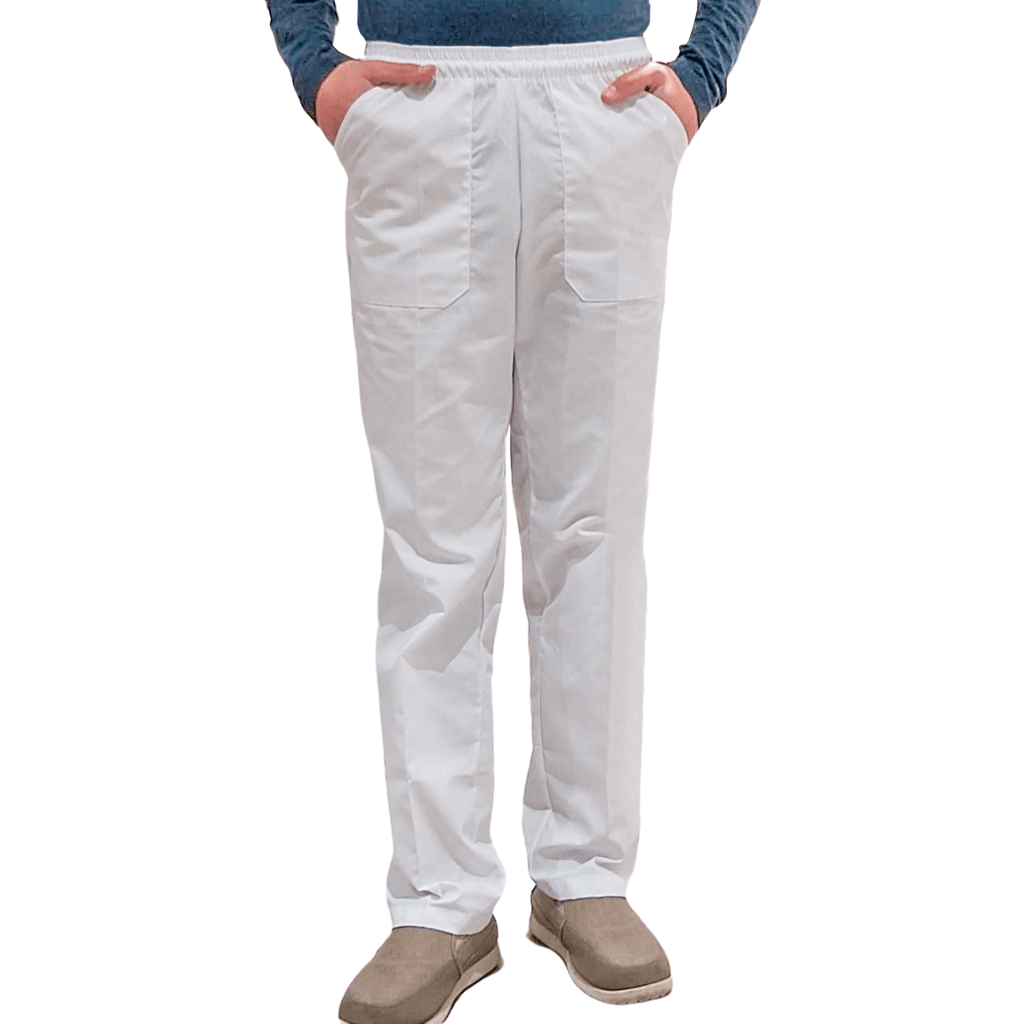 Pantalon Nautico Polister Blanco